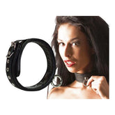 Verstelbare Lederen Halsband - PlayForFun